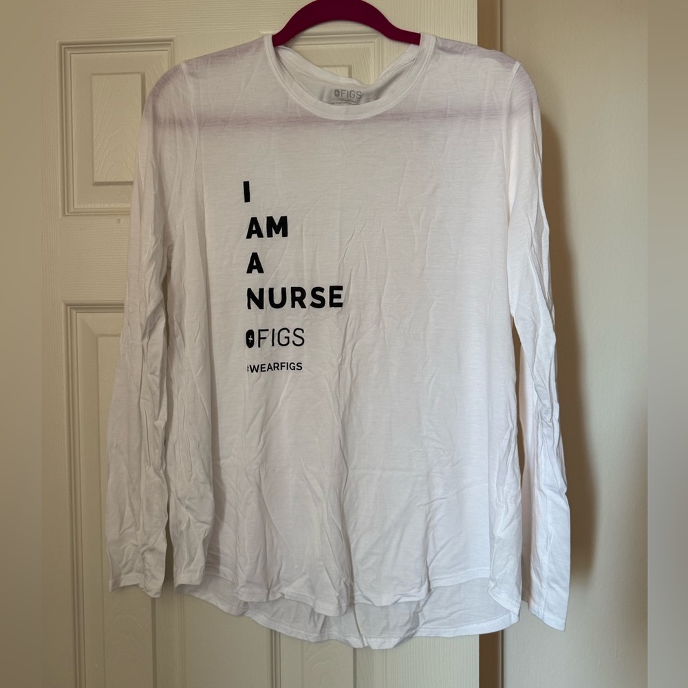 FIGS Super Soft White Shirt